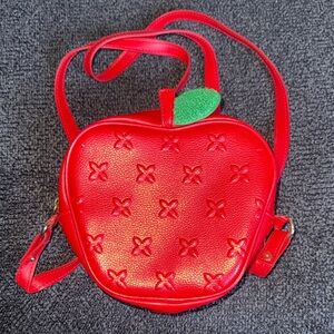 Bath & Bodyworks Apple Design Crossbody Cosmetic Bag